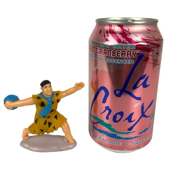 Flintstones Movie Fred Bowling Collectible PVC Toy Figure Hanna Barbera 1994 - Picture 7 of 7